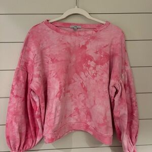Fate Oversize Tie Dye Pink Sweater